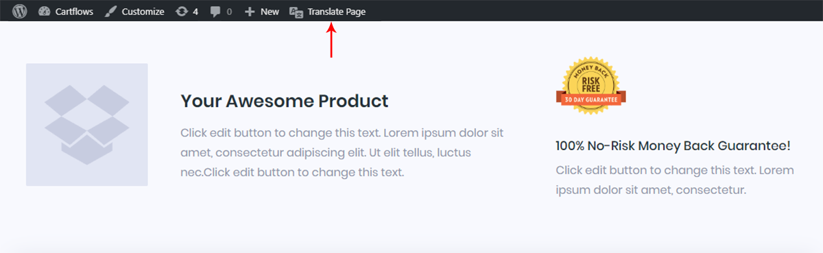Translate Page