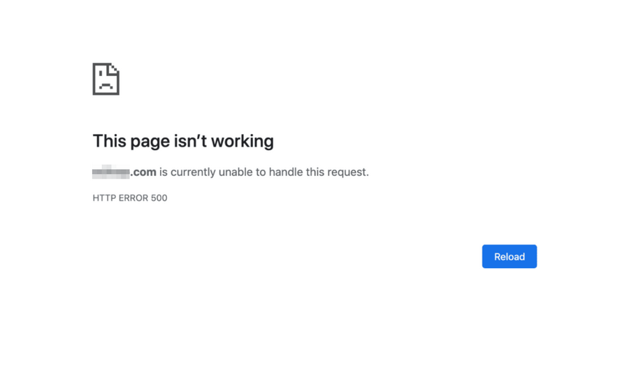 Page is not working