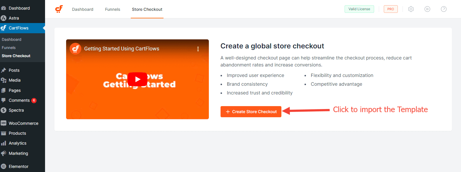 CartFlows Store Import Template