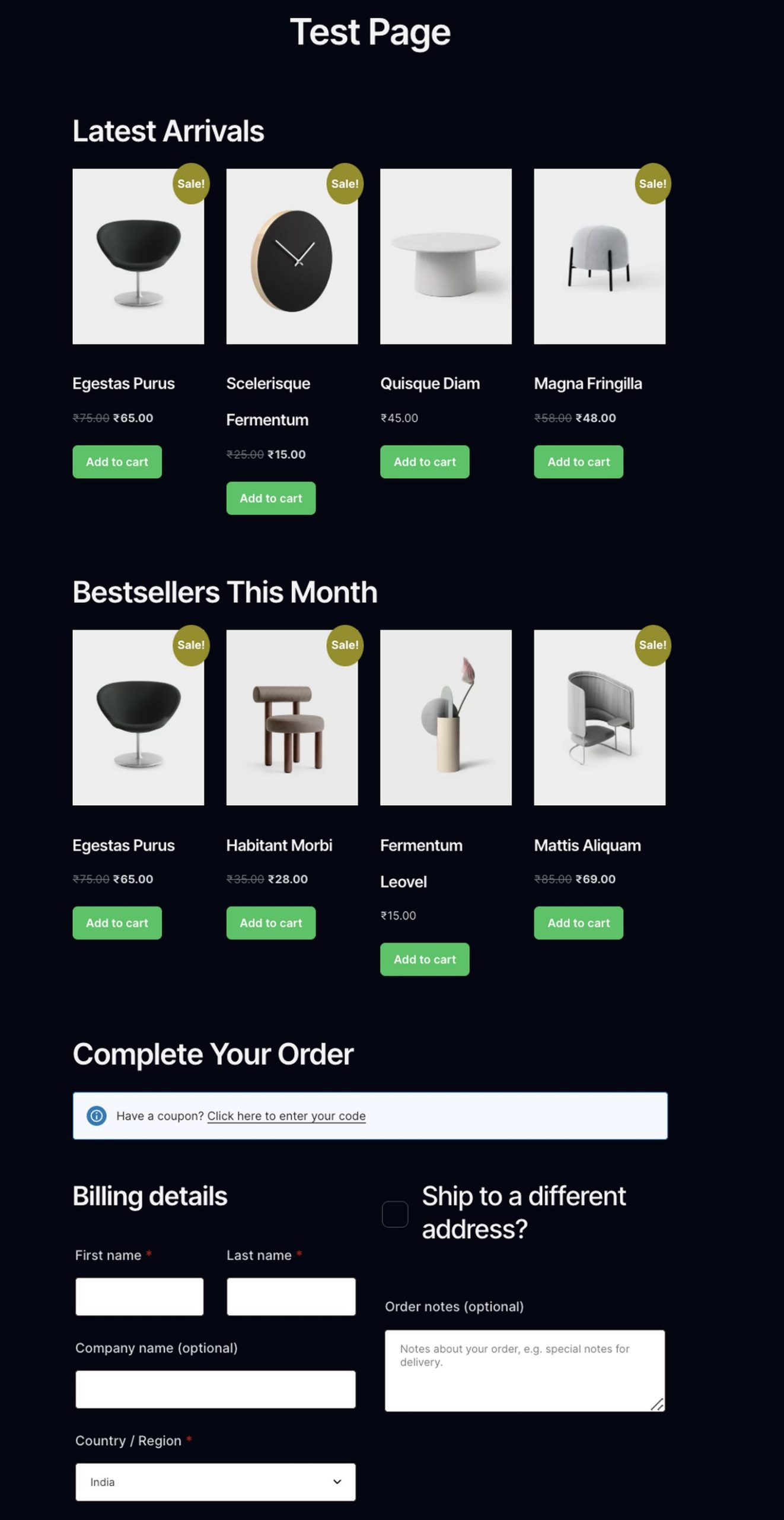 Here's how you can combine multiple short codes on a single page.
