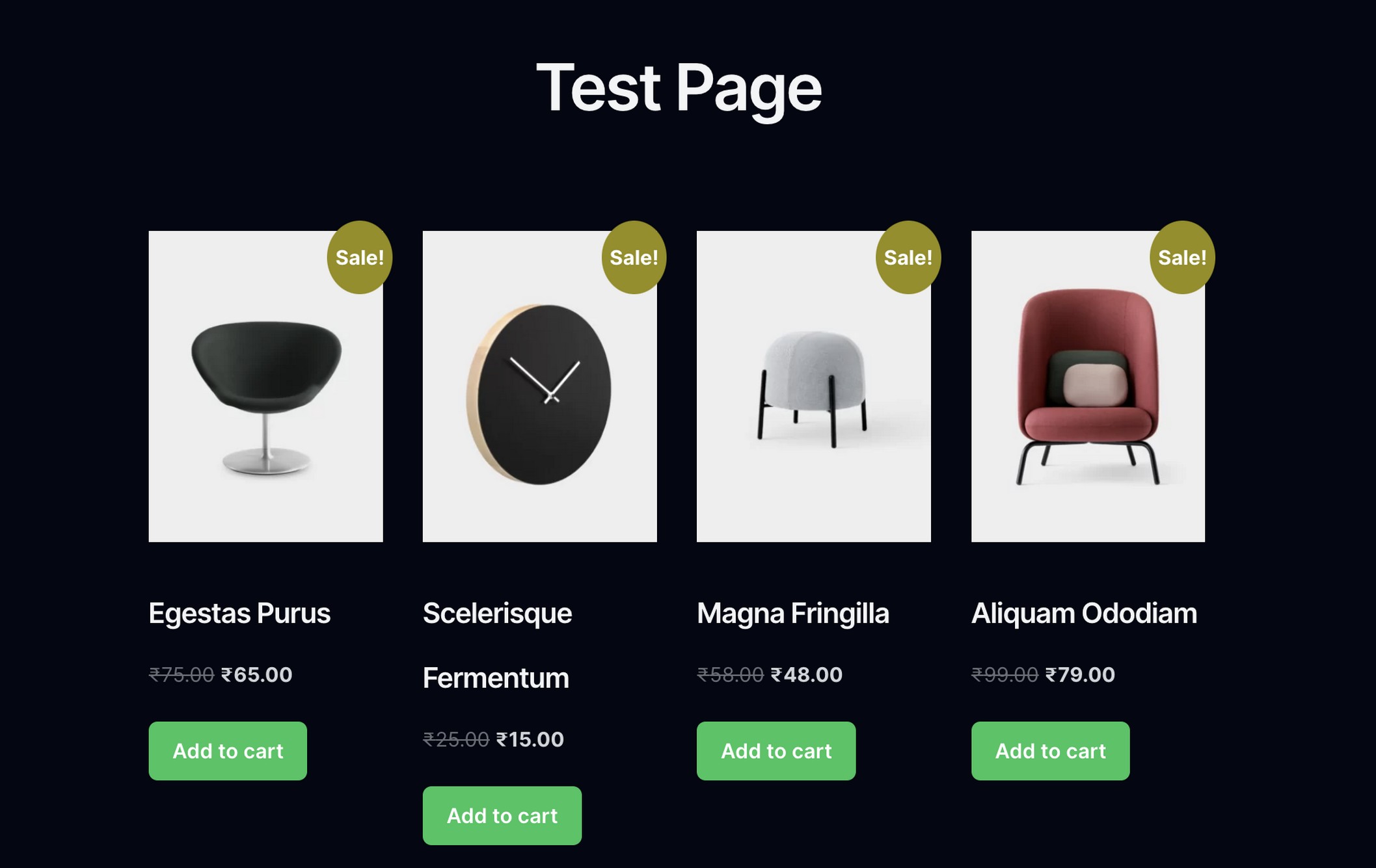 The sale products shortcode will display all the products on sale, and you can customize the attributes to display a limited number of them.