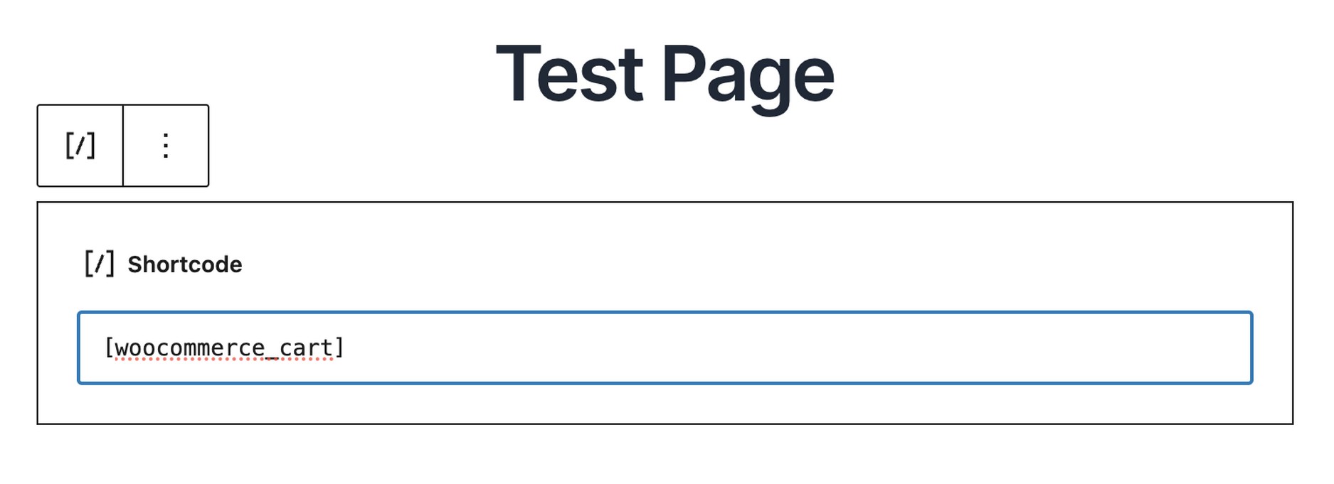 woocommerce_cart shortcode